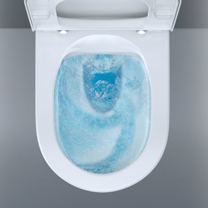 Duravit ME by Starck Wand-WC Rimless mit HygieneFlush für SensoWash