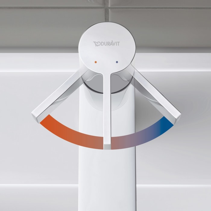 Duravit D-Neo Einhebel-Waschtischmischer M mit Zugstange