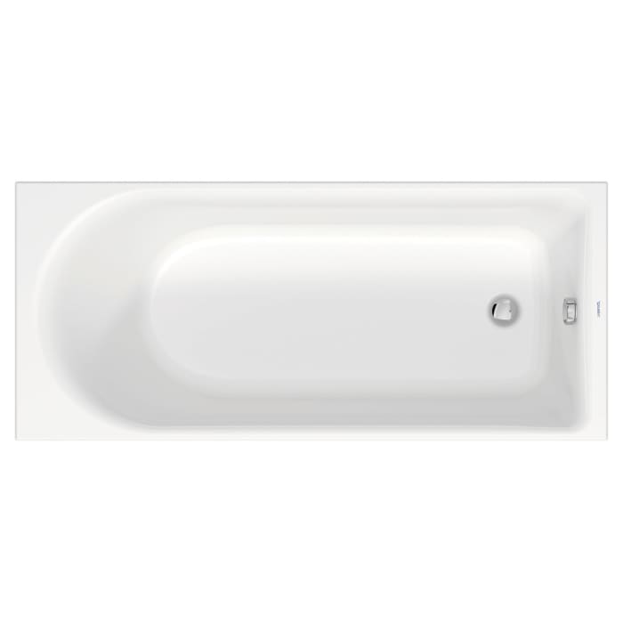 Duravit D-Neo Rechteck-Badewanne 160 x 70 cm, Einbauversion