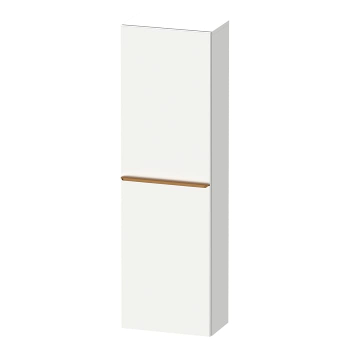 Duravit D-Neo Halbhochschrank 40 x 132 cm, 1 Tür Anschlag links, Griff bronze gebürstet