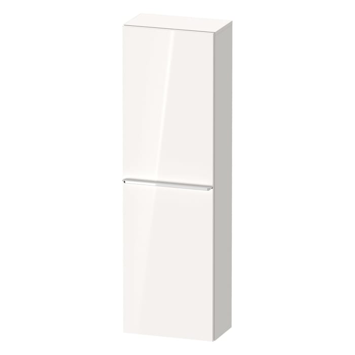 Duravit D-Neo Halbhochschrank 40 x 132 cm, 1 Tür Anschlag links, Griff chrom