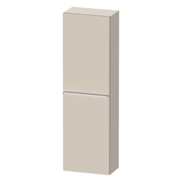 Duravit D-Neo Halbhochschrank 40 x 132 cm, 1 Tür Anschlag links, Griff chrom