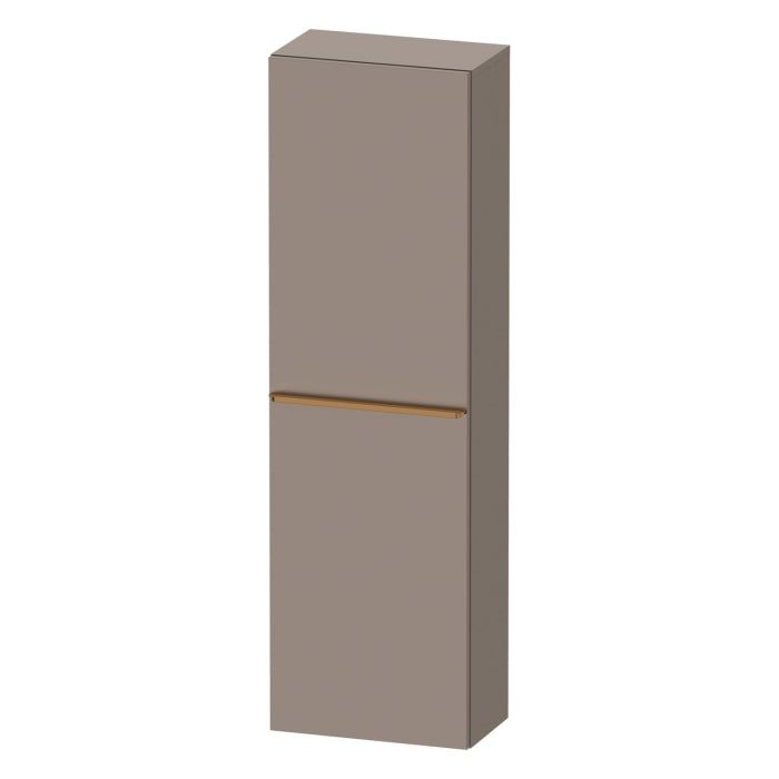 Duravit D-Neo Halbhochschrank 40 x 132 cm, 1 Tür Anschlag rechts, Griff bronze gebürstet