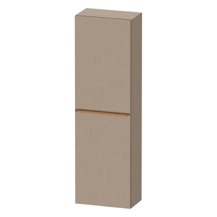 Duravit D-Neo Halbhochschrank 40 x 132 cm, 1 Tür Anschlag rechts, Griff bronze gebürstet