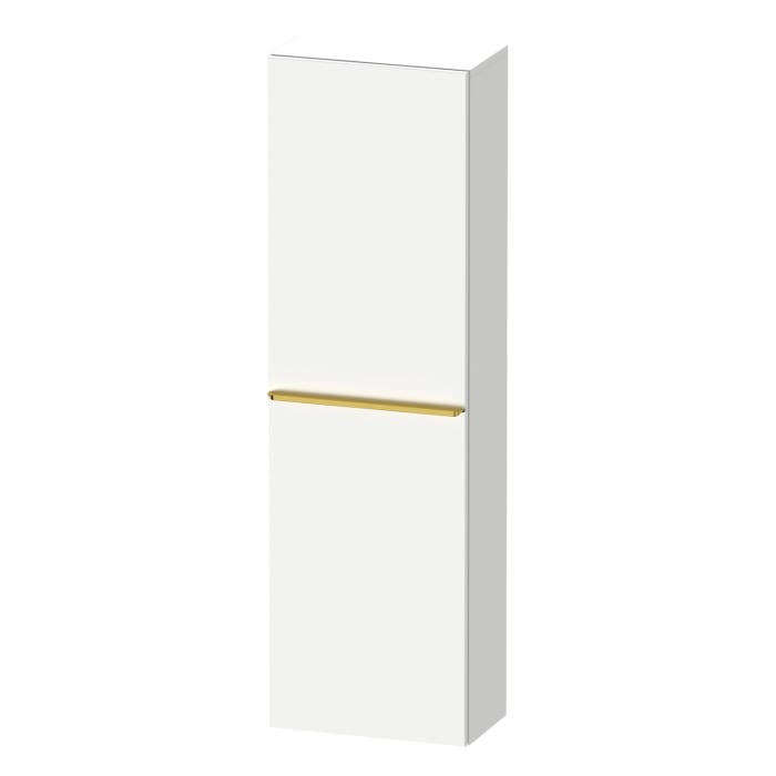 Duravit D-Neo Halbhochschrank 40 x 132 cm, 1 Tür Anschlag rechts, Griff gold poliert