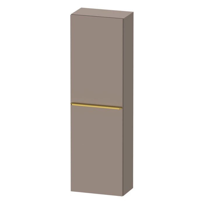 Duravit D-Neo Halbhochschrank 40 x 132 cm, 1 Tür Anschlag rechts, Griff gold poliert