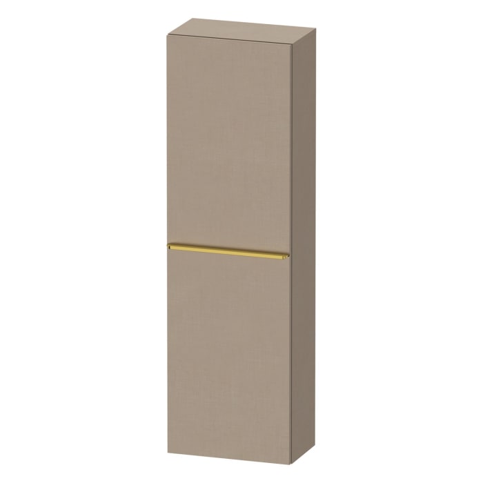 Duravit D-Neo Halbhochschrank 40 x 132 cm, 1 Tür Anschlag rechts, Griff gold poliert