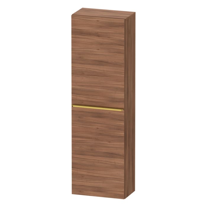 Duravit D-Neo Halbhochschrank 40 x 132 cm, 1 Tür Anschlag rechts, Griff gold poliert