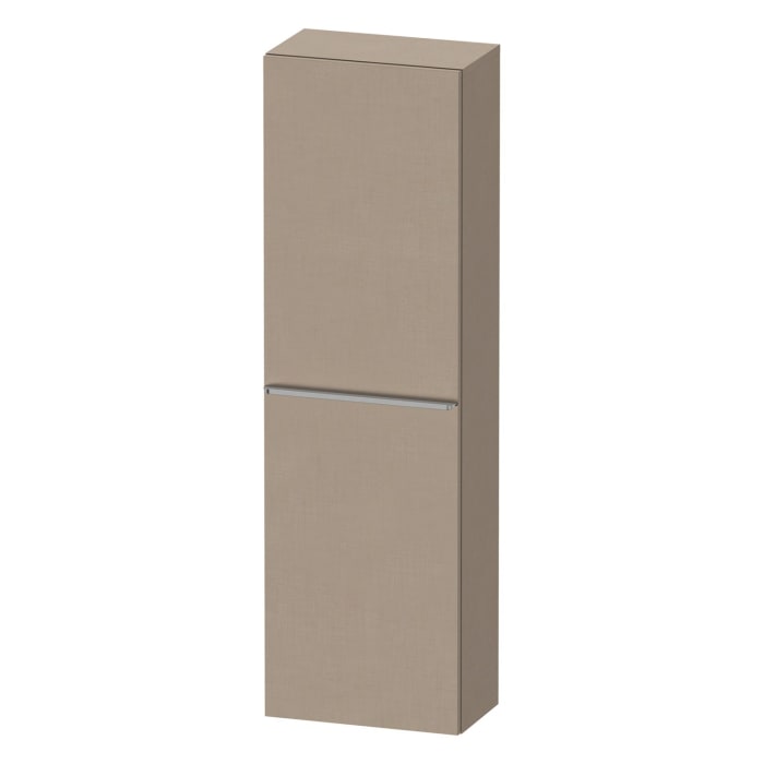 Duravit D-Neo Halbhochschrank 40 x 132 cm, 1 Tür Anschlag rechts, Griff edelstahl gebürstet