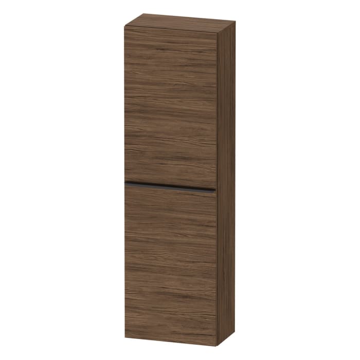 Duravit D-Neo Halbhochschrank 40 x 132 cm, 1 Tür Anschlag rechts, Griff diamantschwarz