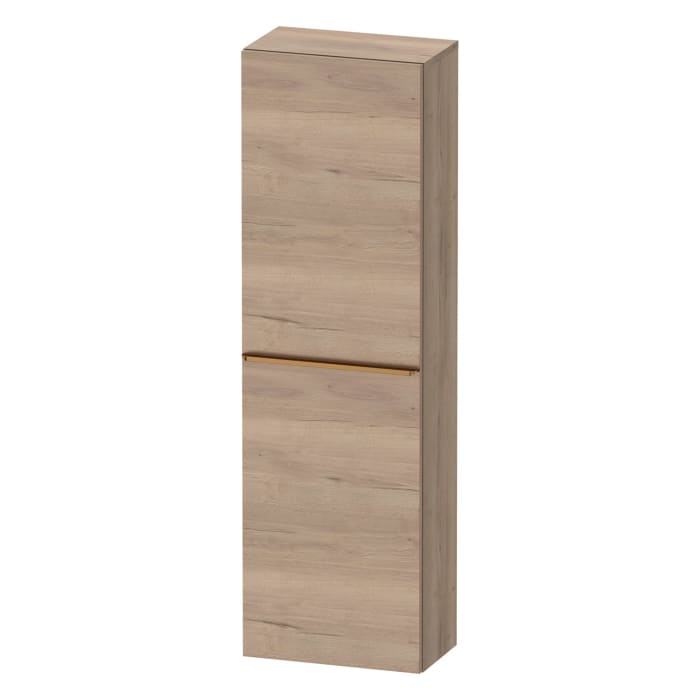 Duravit D-Neo Halbhochschrank 40 x 132 cm, 1 Tür Anschlag rechts, Griff bronze gebürstet