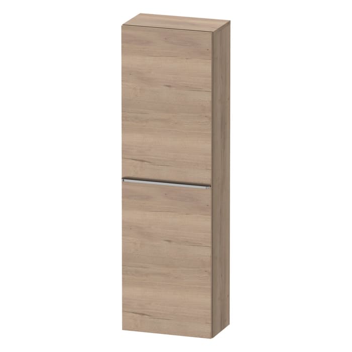 Duravit D-Neo Halbhochschrank 40 x 132 cm, 1 Tür Anschlag rechts, Griff edelstahl gebürstet