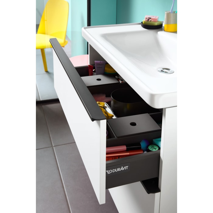 Duravit D-Neo Möbelset mit eckigem Spiegel 100,5 cm