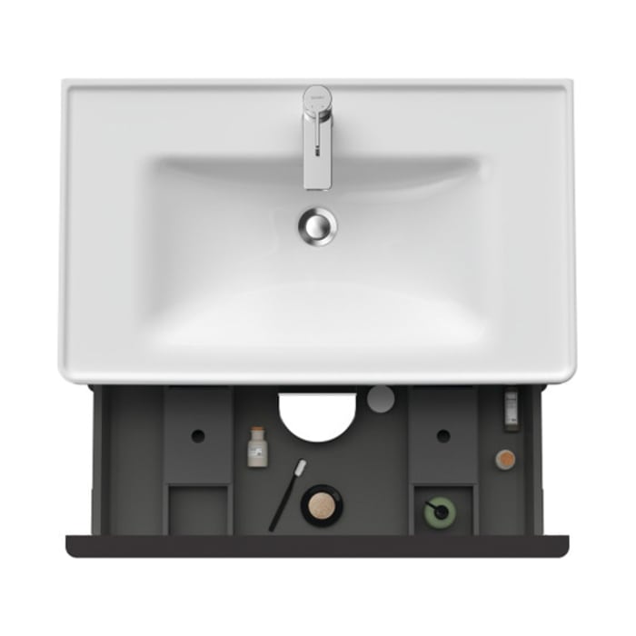 Duravit D-Neo Möbelset mit eckigem Spiegel 100,5 cm