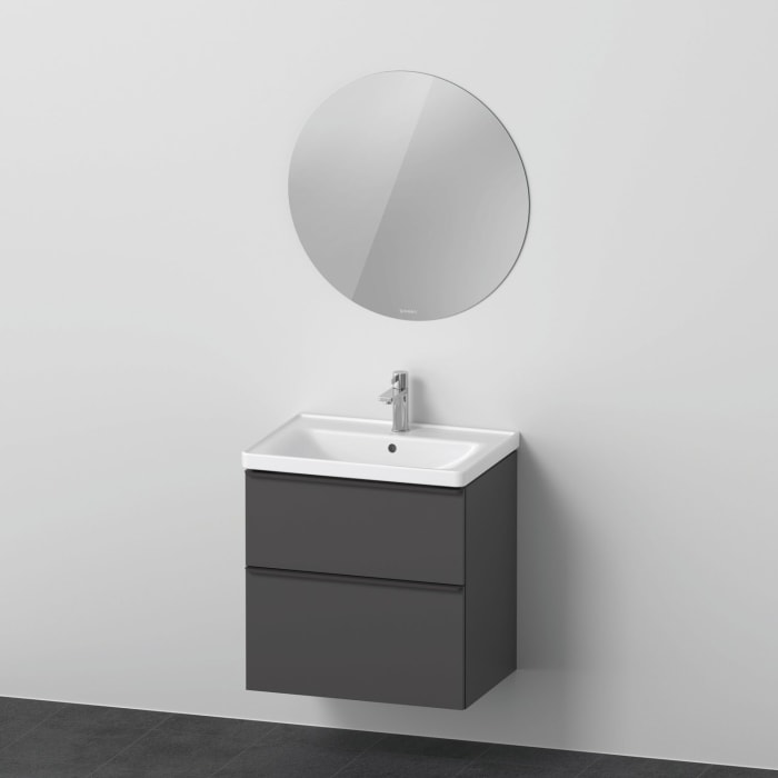 Duravit D-Neo Möbelset mit runden Spiegel 65 cm