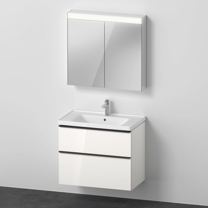 Duravit D-Neo Möbelset mit Spiegelschrank 80 cm