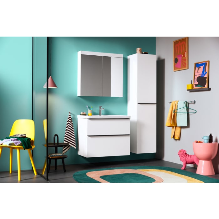 Duravit D-Neo Möbelset mit Spiegelschrank 100,5 cm