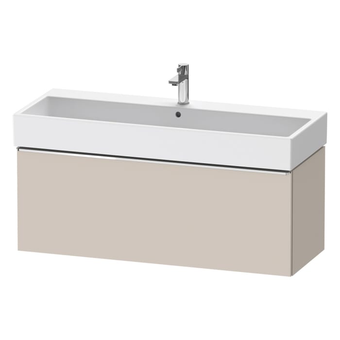 Duravit D-Neo Waschtischunterbau 118,4 x 44 cm, 1 Auszug, Griff chrom