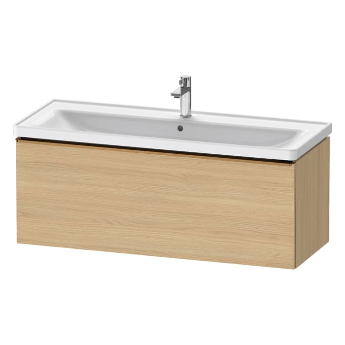 Duravit D-Neo Waschtischunterbau 118,4 x 44 cm, 1 Auszug, Griff bronze gebürstet