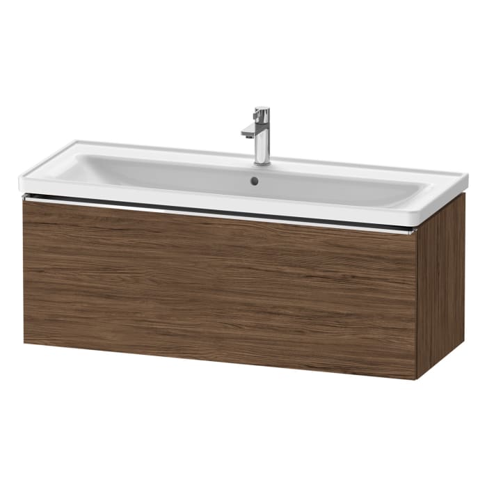 Duravit D-Neo Waschtischunterbau 118,4 x 44 cm, 1 Auszug, Griff chrom