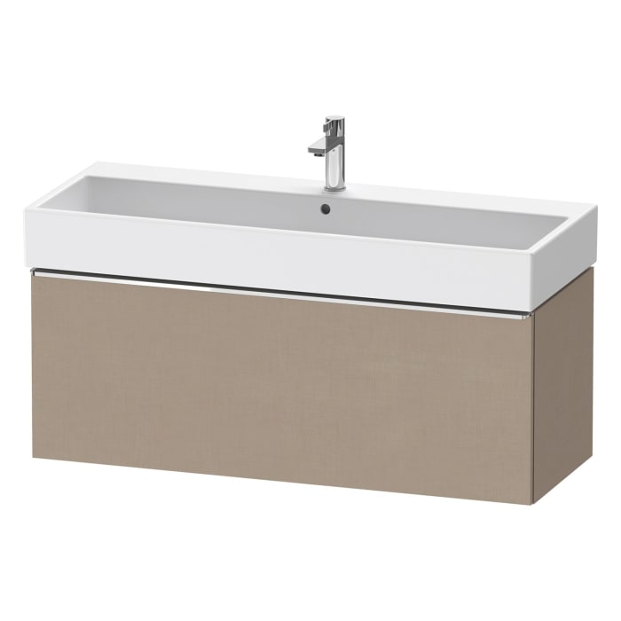 Duravit D-Neo Waschtischunterbau 118,4 x 44 cm, 1 Auszug, Griff chrom
