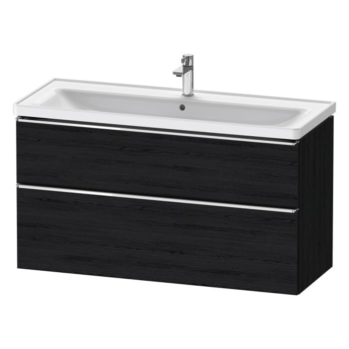 Duravit D-Neo Waschtischunterbau 118,4 x 62,5 cm, 2 Auszüge, Griff chrom