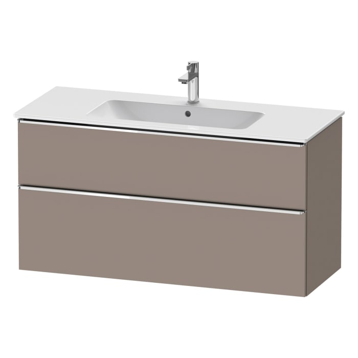 Duravit D-Neo Waschtischunterbau 121 x 62,5 cm, 2 Auszüge, Griff chrom