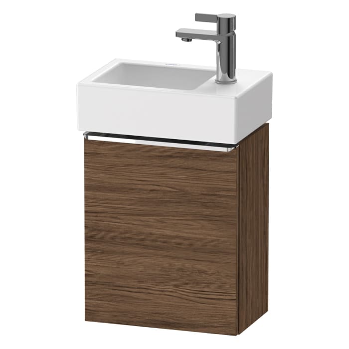 Duravit D-Neo Waschtischunterbau 36,4 x 44 cm, 1 Tür rechts, Griff chrom