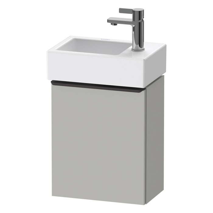 Duravit D-Neo Waschtischunterbau 36,4 x 44 cm, 1 Tür rechts, Griff diamantschwarz