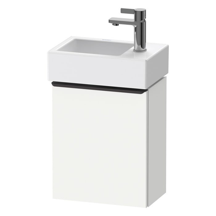 Duravit D-Neo Waschtischunterbau 36,4 x 44 cm, 1 Tür rechts, Griff diamantschwarz