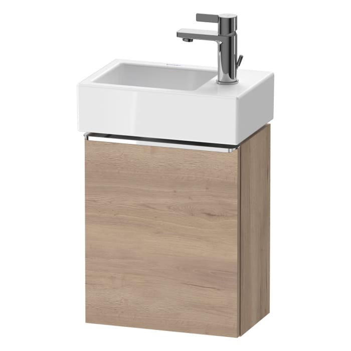 Duravit D-Neo Waschtischunterbau 36,4 x 44 cm, 1 Tür rechts, Griff chrom