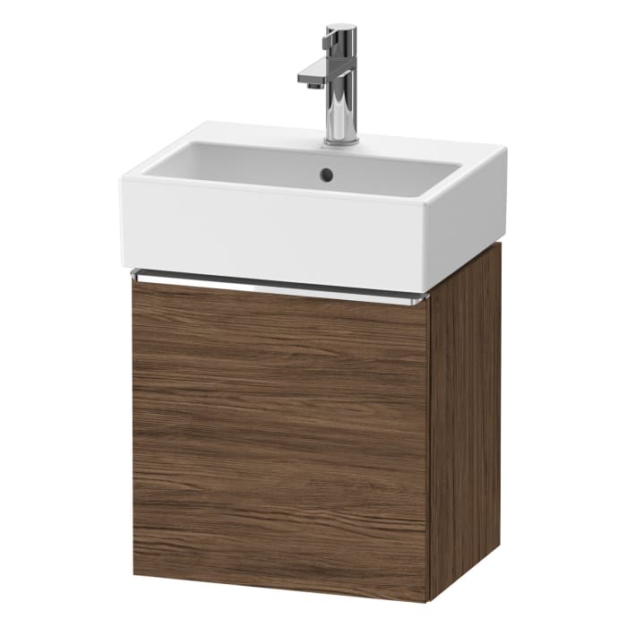 Duravit D-Neo Waschtischunterbau 43,4 x 44 cm, 1 Tür links, Griff chrom