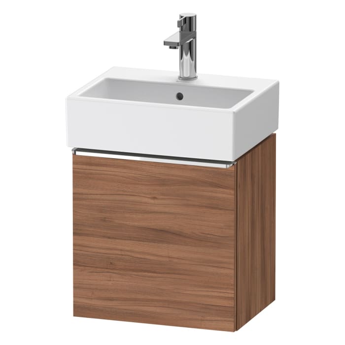 Duravit D-Neo Waschtischunterbau 43,4 x 44 cm, 1 Tür links, Griff chrom