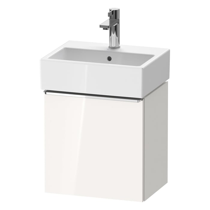 Duravit D-Neo Waschtischunterbau 43,4 x 44 cm, 1 Tür rechts, Griff chrom
