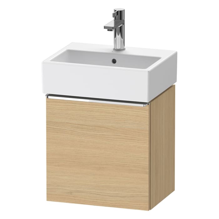 Duravit D-Neo Waschtischunterbau 43,4 x 44 cm, 1 Tür rechts, Griff chrom