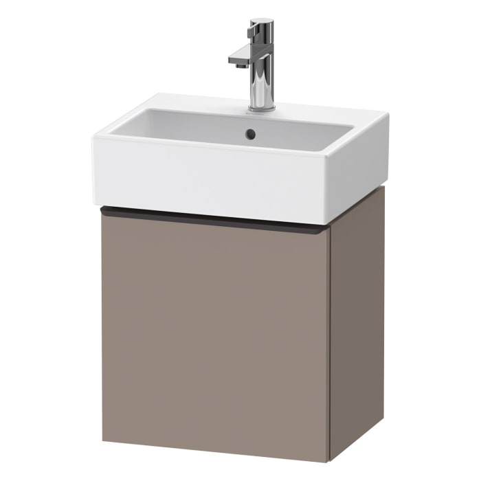 Duravit D-Neo Waschtischunterbau 43,4 x 44 cm, 1 Tür rechts, Griff diamantschwarz