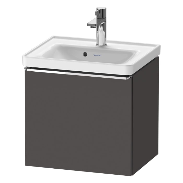 Duravit D-Neo Waschtischunterbau 48,4 x 44 cm, 1 Auszug, Griff chrom