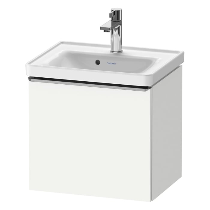 Duravit D-Neo Waschtischunterbau 48,4 x 44 cm, 1 Auszug, Griff edelstahl gebürstet