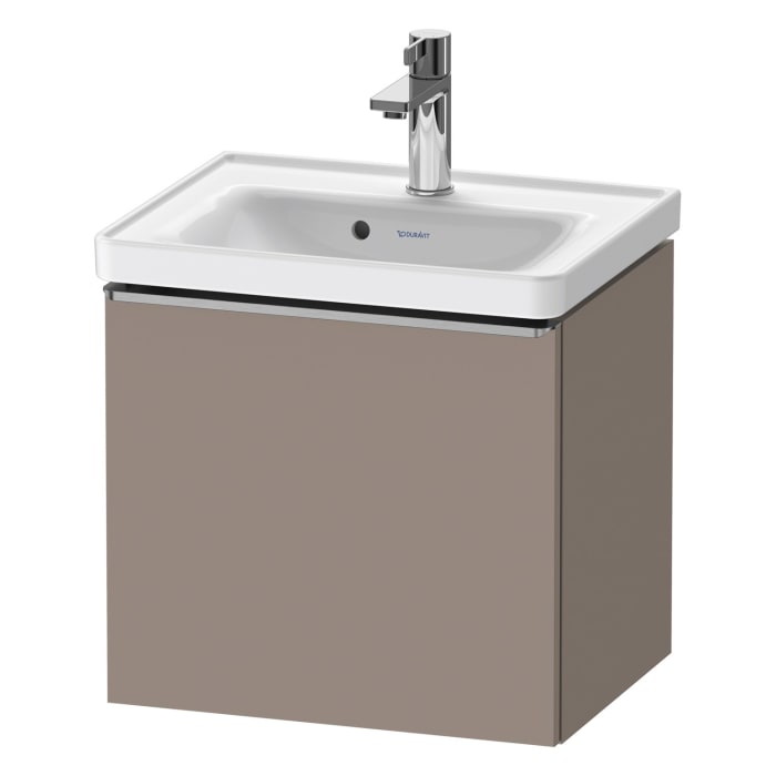 Duravit D-Neo Waschtischunterbau 48,4 x 44 cm, 1 Auszug, Griff edelstahl gebürstet