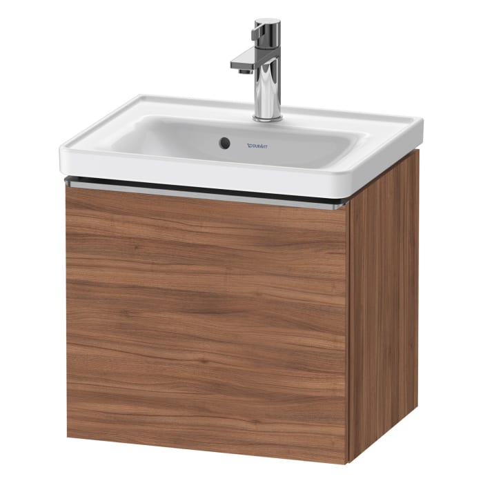 Duravit D-Neo Waschtischunterbau 48,4 x 44 cm, 1 Auszug, Griff edelstahl gebürstet