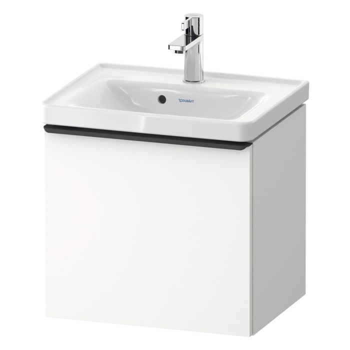 Duravit D-Neo Waschtischunterbau 48,4 x 44 cm, 1 Auszug, Griff diamantschwarz