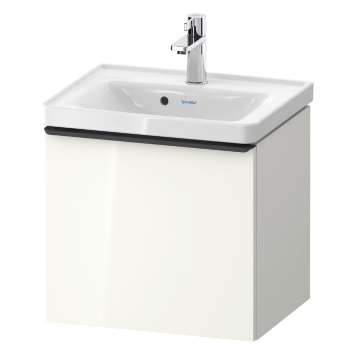 Duravit D-Neo Waschtischunterbau 48,4 x 44 cm, 1 Auszug, Griff diamantschwarz