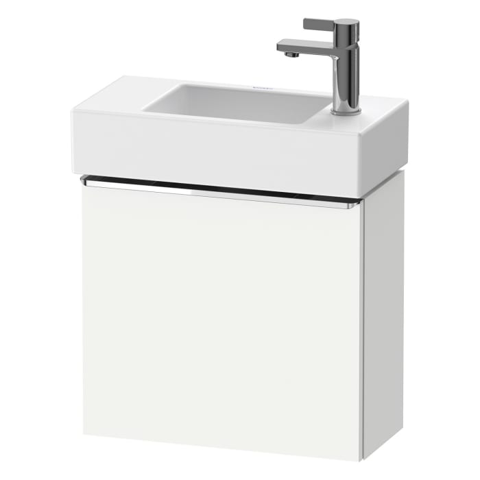 Duravit D-Neo Waschtischunterbau 48,4 x 44 cm, 1 Tür links, Griff chrom