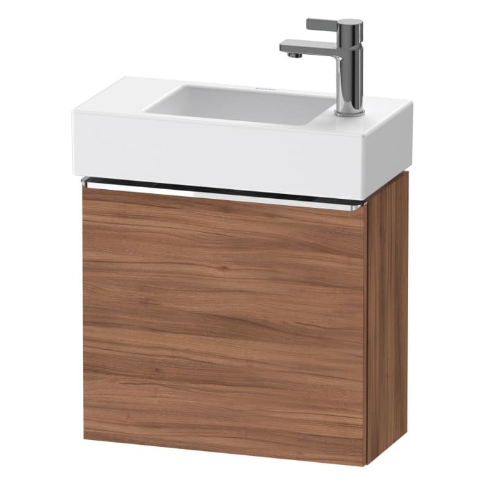 Duravit D-Neo Waschtischunterbau 48,4 x 44 cm, 1 Tür links, Griff chrom
