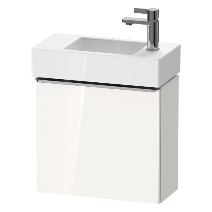 Duravit D-Neo Waschtischunterbau 48,4 x 44 cm, 1 Tür rechts, Griff edelstahl gebürstet