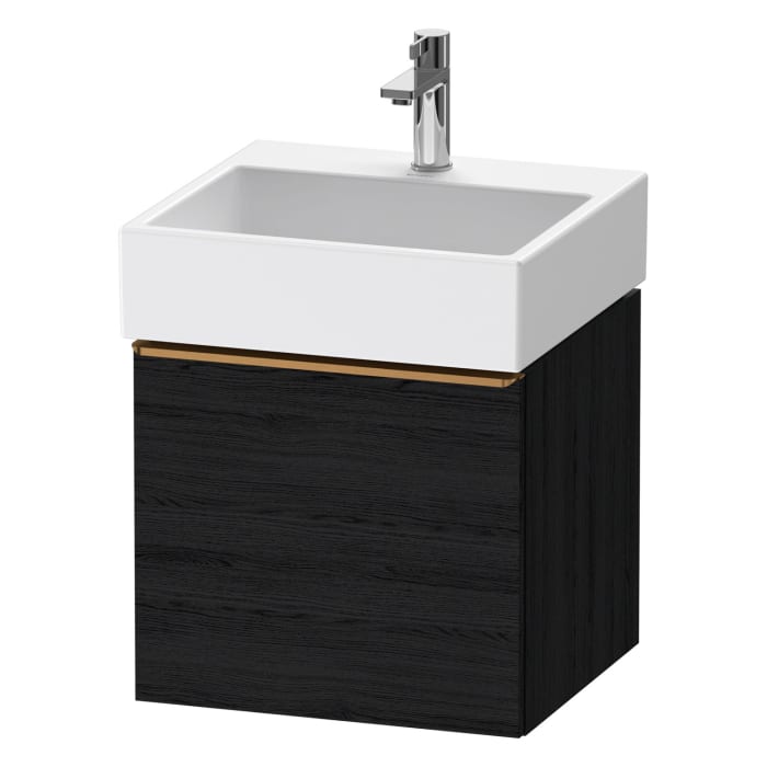 Duravit D-Neo Waschtischunterbau 48,4 x 44 cm, 1 Auszug, Griff bronze gebürstet