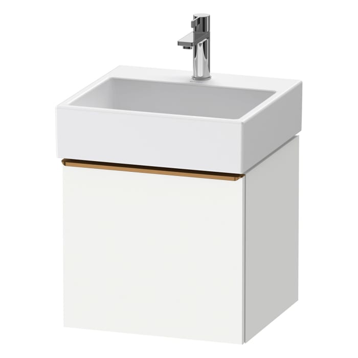 Duravit D-Neo Waschtischunterbau 48,4 x 44 cm, 1 Auszug, Griff bronze gebürstet