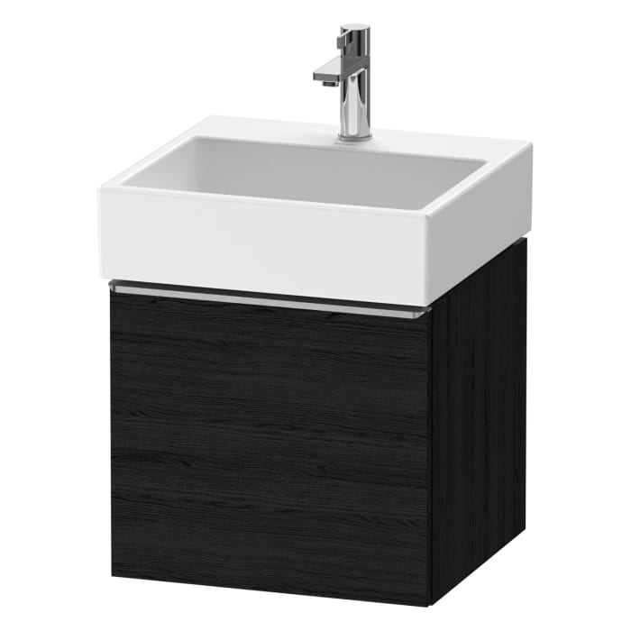 Duravit D-Neo Waschtischunterbau 48,4 x 44 cm, 1 Auszug, Griff edelstahl gebürstet