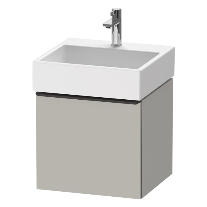 Duravit D-Neo Waschtischunterbau 48,4 x 44 cm, 1 Auszug, Griff diamantschwarz