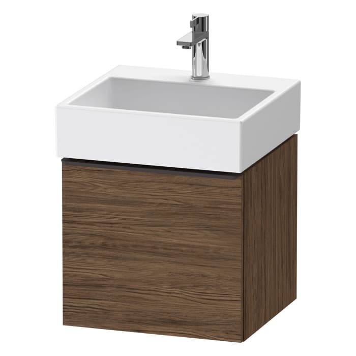 Duravit D-Neo Waschtischunterbau 48,4 x 44 cm, 1 Auszug, Griff diamantschwarz